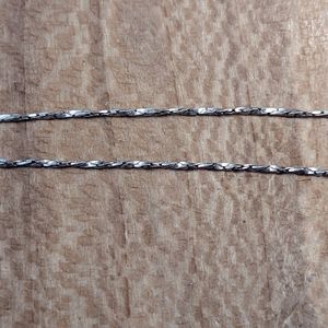 Sterling silver twist necklace